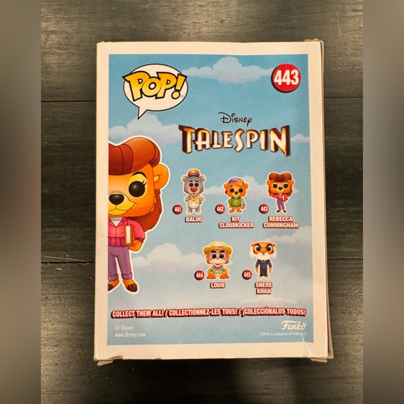 Funko Pop! Disney Tale Spin Rebecca Cunningham #443 vinyl figure in box - Picture 2 of 6